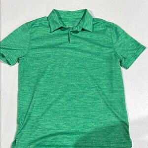 Vibrant boys size 8-10 Zella Green Polo Shirt